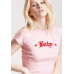 BYDI Camiseta T-shirt Baby Pink